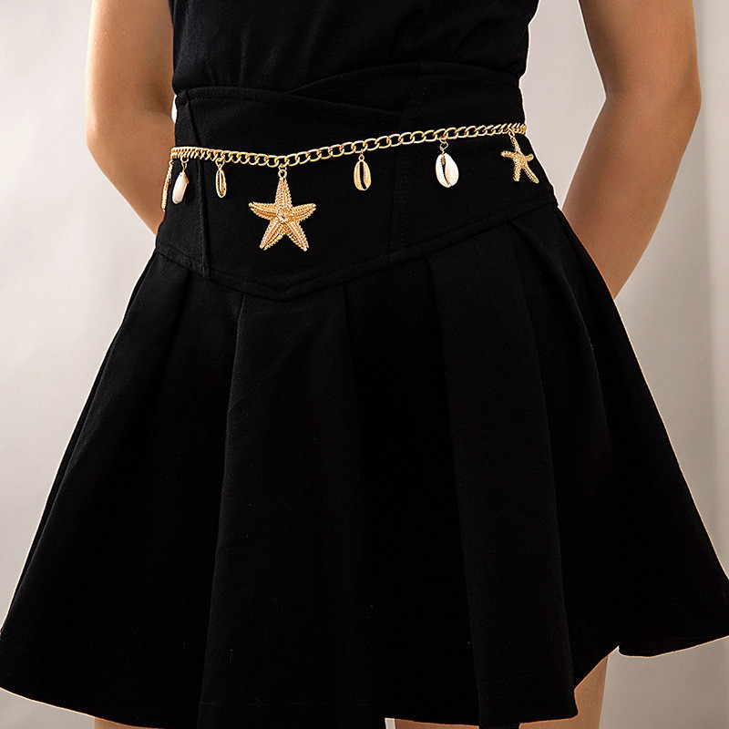 Body Jewelry Dress - Bohemian Metal Star Starfish Summer Fashionable