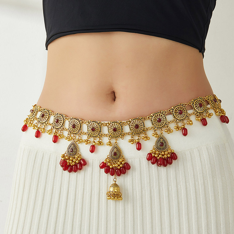 Body Jewelry Dress - luxury style high-grade retro carved waist
