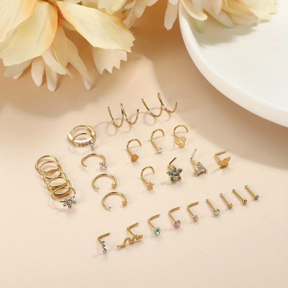 Bobisty 1pc Surgical Steel Nos - огляд і ціна Body Jewellery