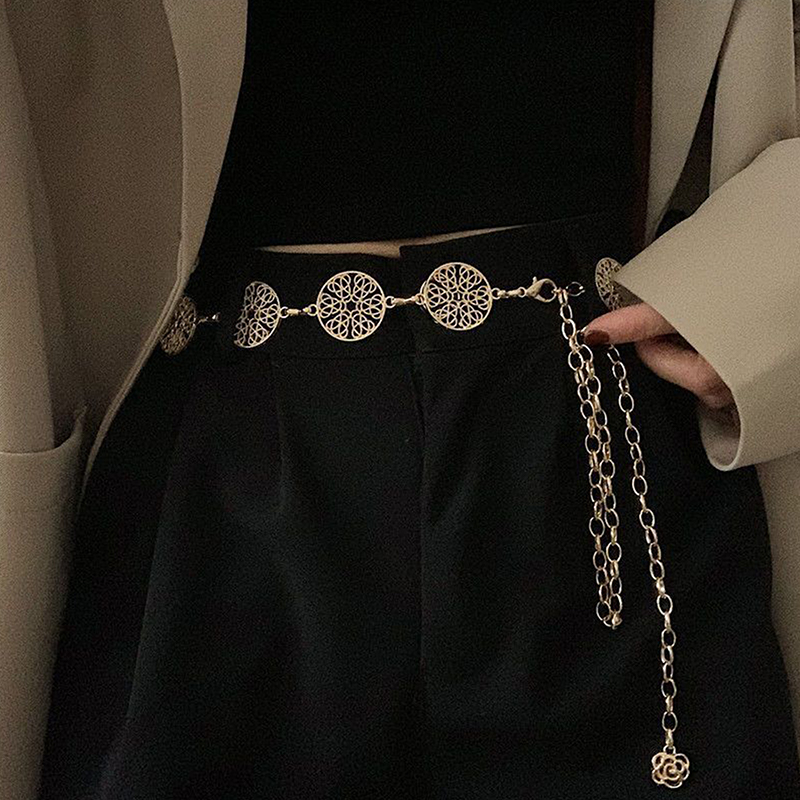 Elegant Round Metal Belt For W - огляд і ціна Body Jewelry Dress
