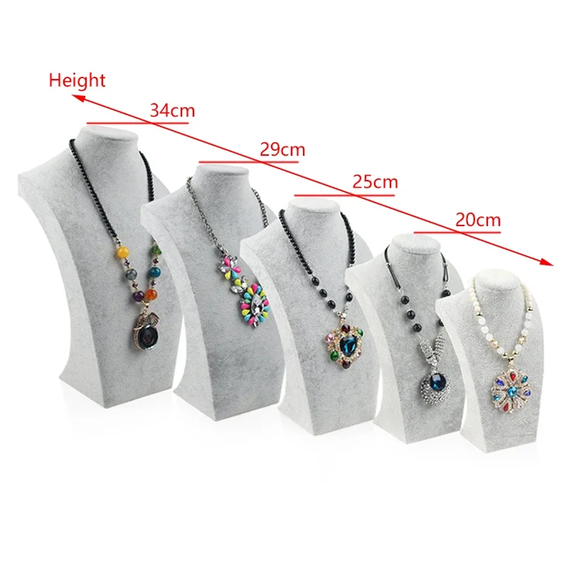 Velvet Portrait Necklace Displ - огляд і ціна Body Jewelry Display Ideas
