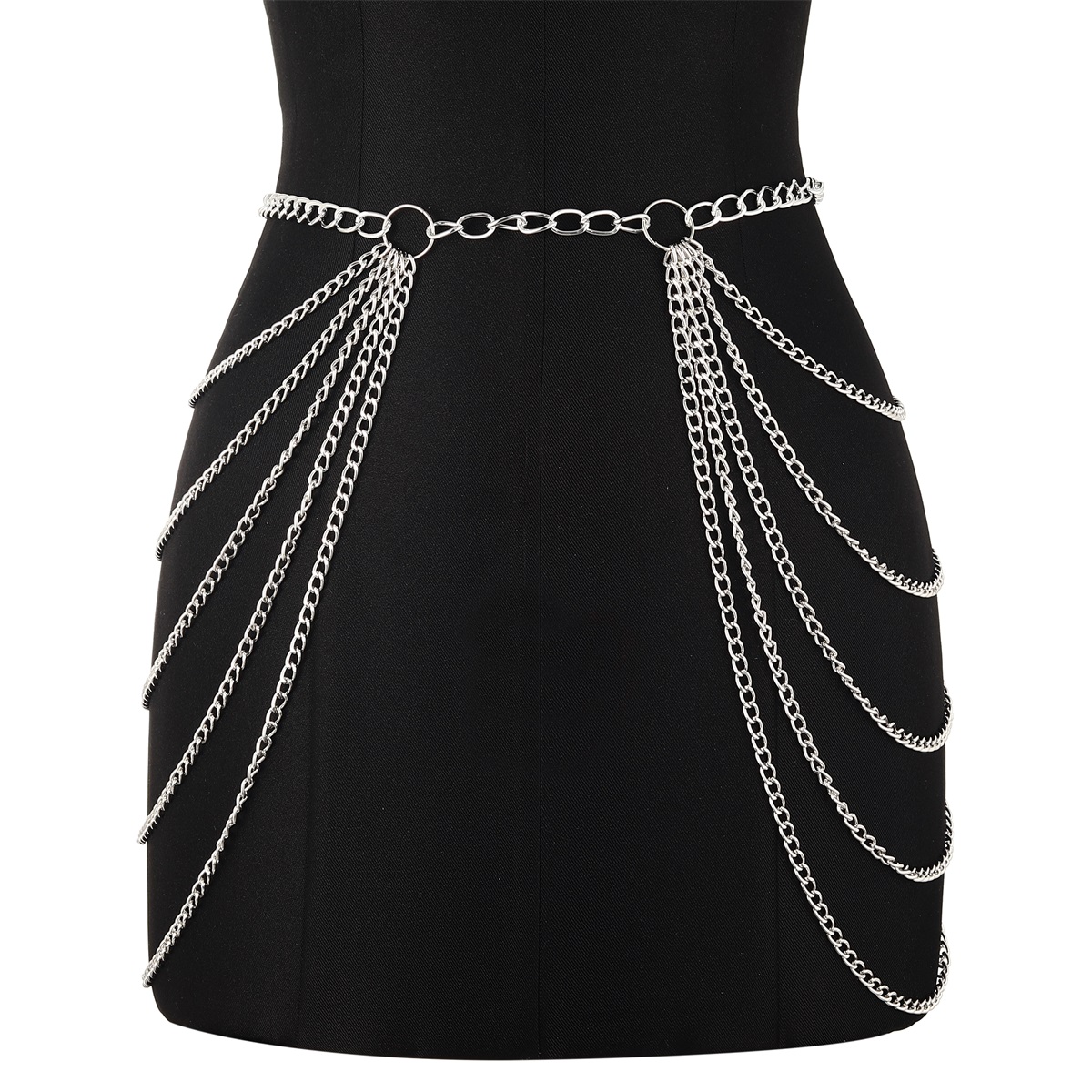 Metal Waist Chain Belt Multila - огляд і ціна Body Jewelry Dress