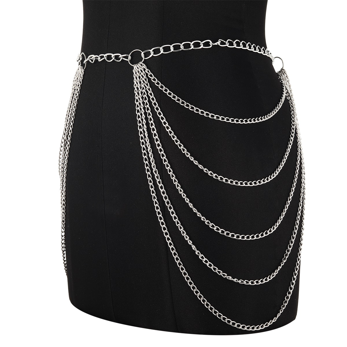 Metal Waist Chain Belt Multila - огляд і ціна Body Jewelry Dress