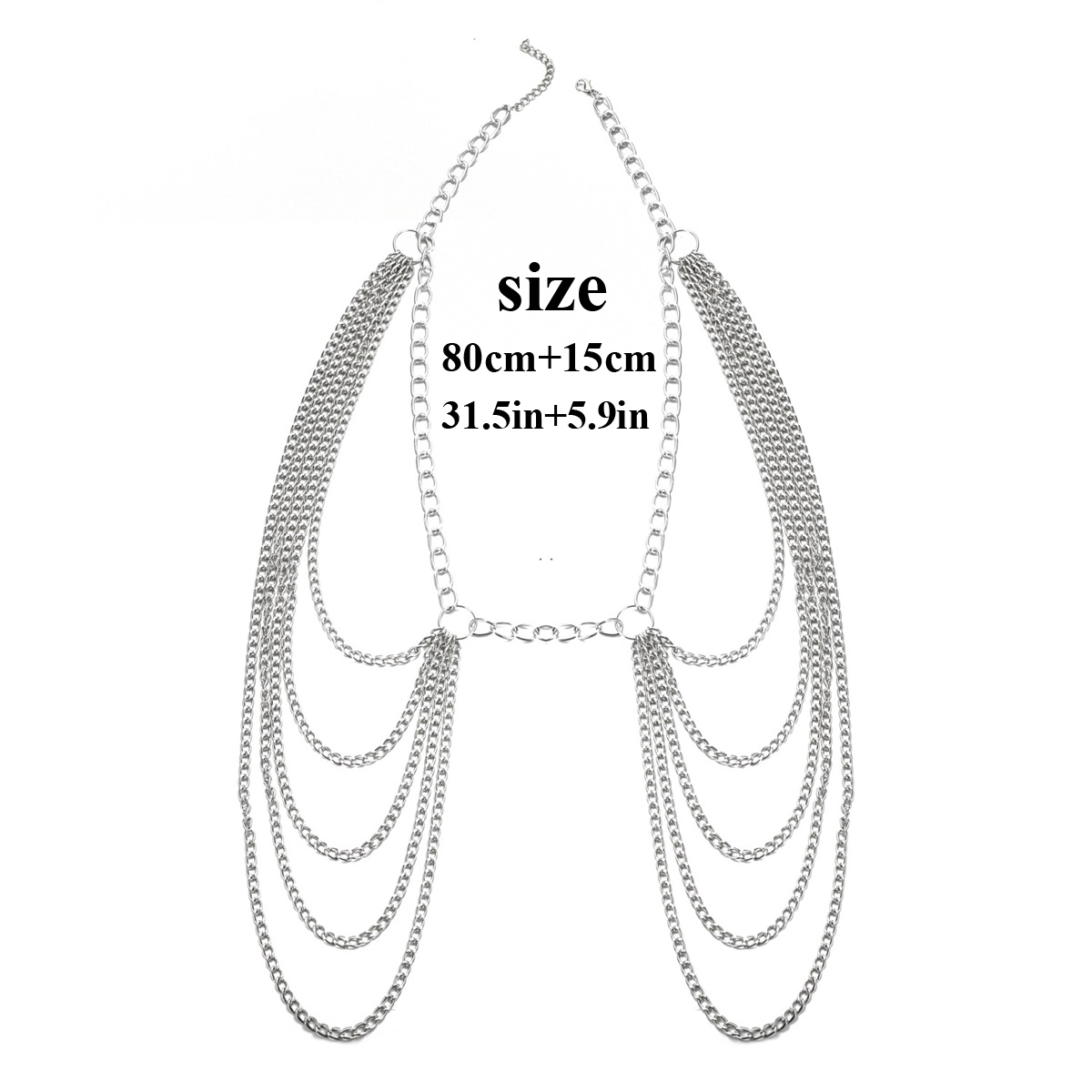 Metal Waist Chain Belt Multila - огляд і ціна Body Jewelry Dress