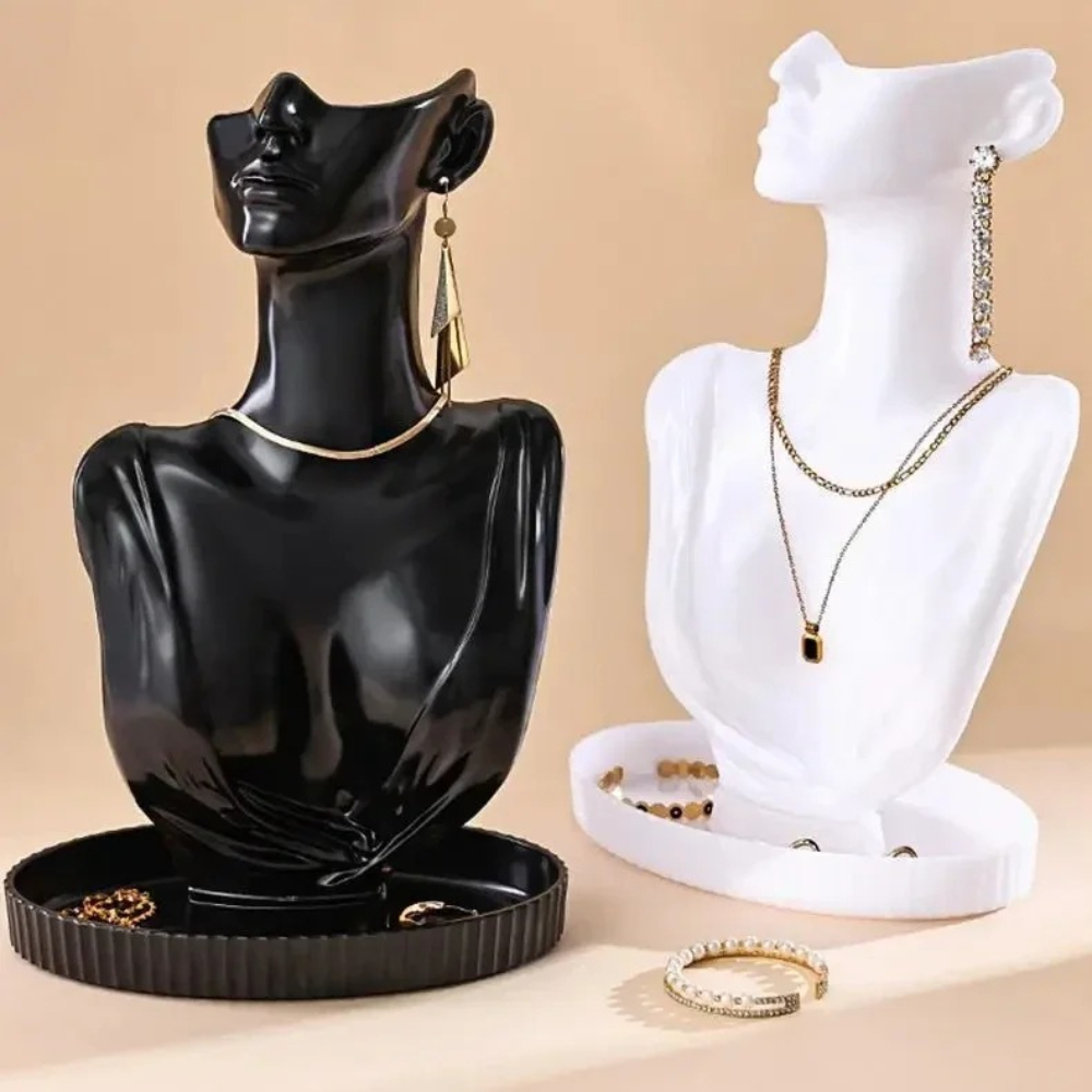 Portrait Neck Necklace Display - огляд і ціна Body Jewelry Display Ideas
