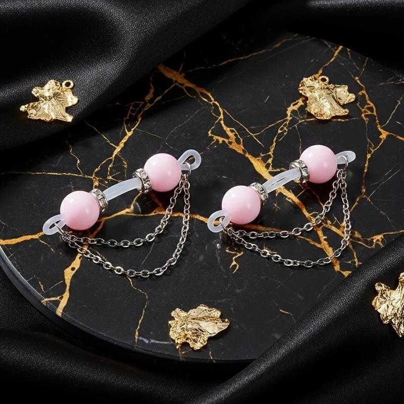 Non Piercing Nipple Clips 2Pcs - огляд і ціна Body Jewelry Nipple Chain