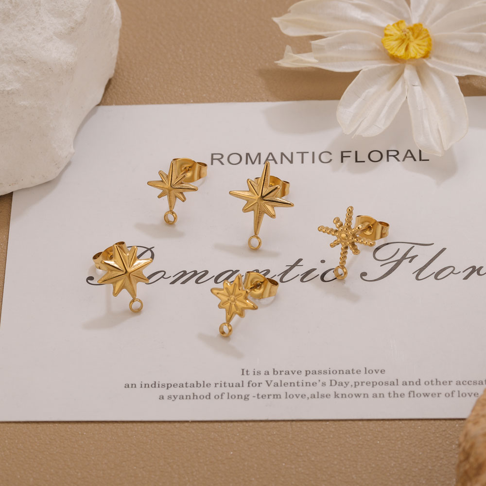 6pcs Stainless Steel Star Earr - огляд і ціна Body Jewellery