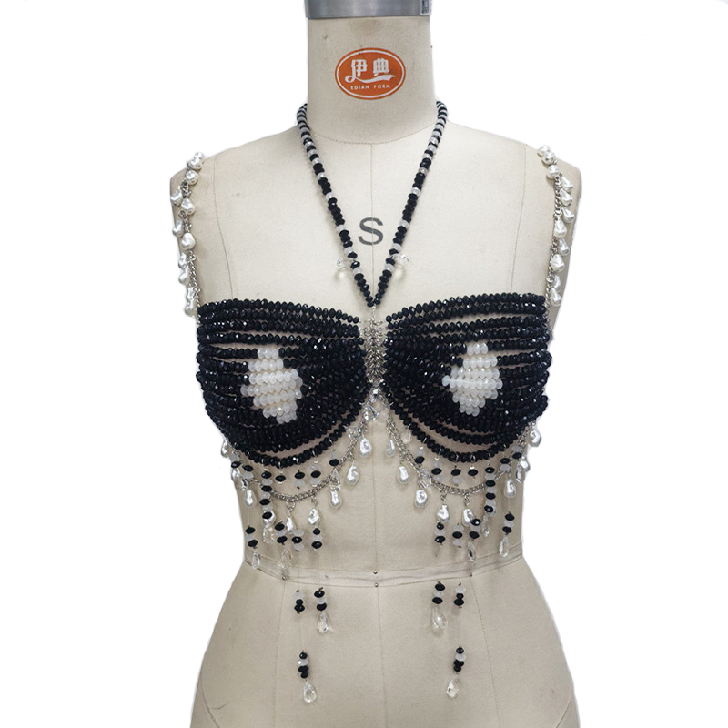Handmade Female Crystal Body C - огляд і ціна Body Jewelry Nipple Chain