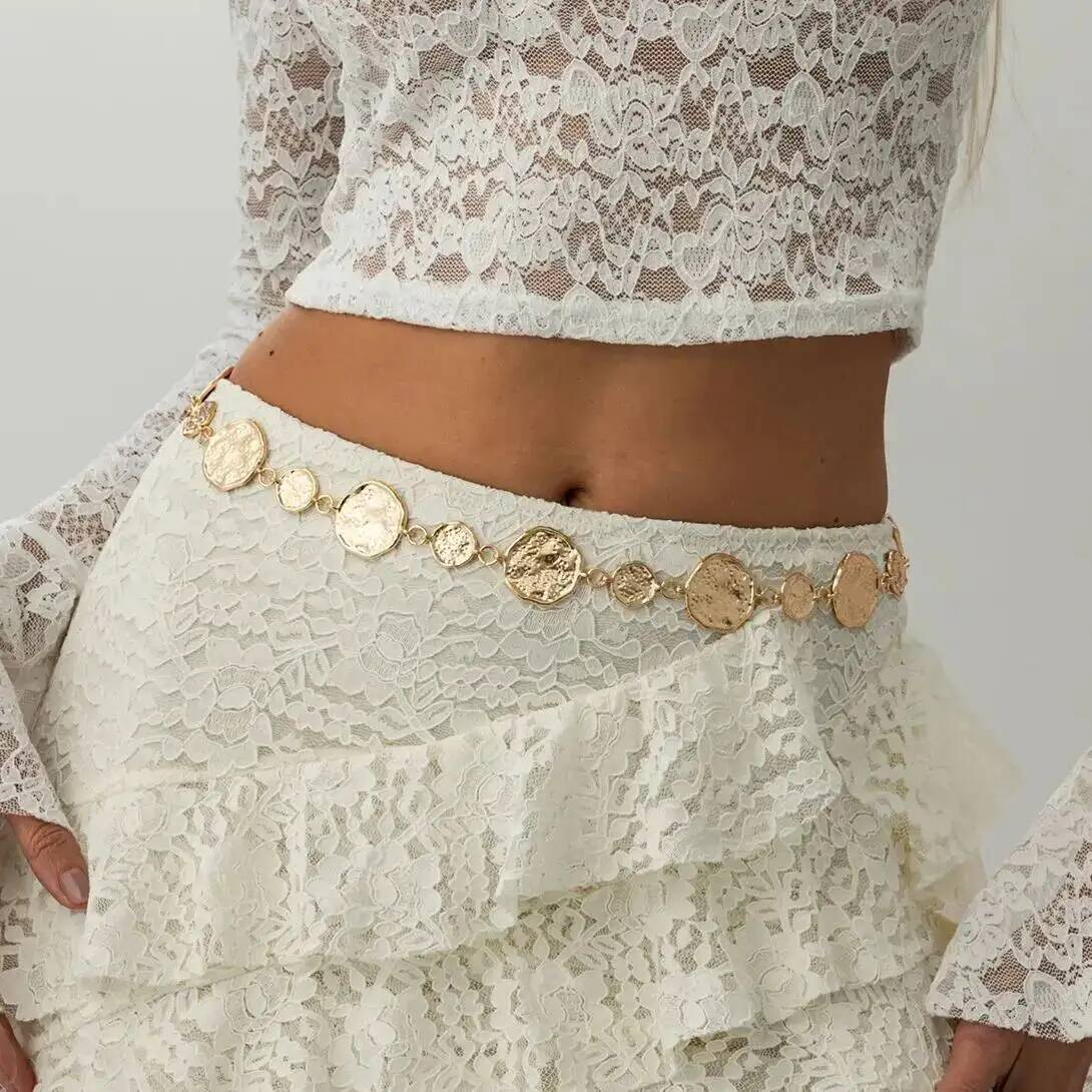 Punk Gold Color Round Belly Wa - огляд і ціна Body Jewelry Dress