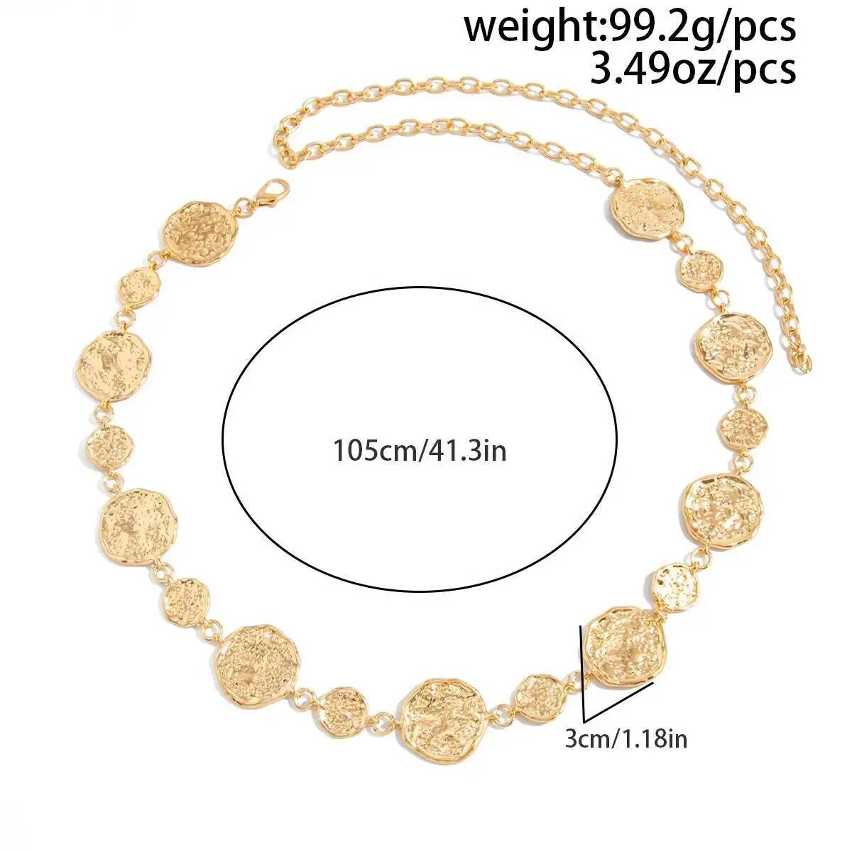 Punk Gold Color Round Belly Wa - огляд і ціна Body Jewelry Dress
