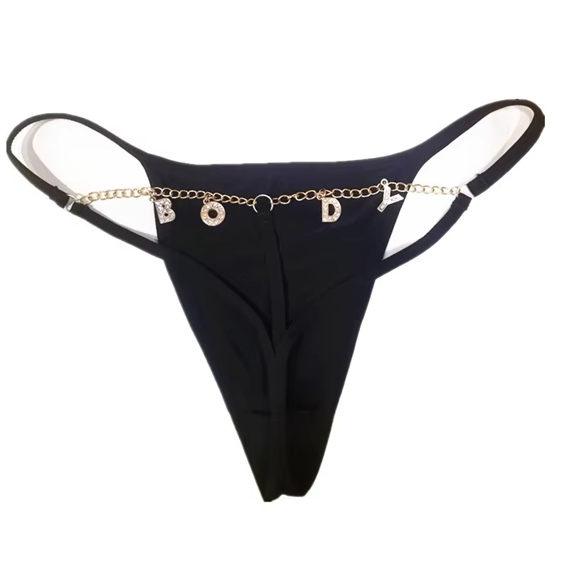 Custom Chain Thong with Name G - огляд і ціна Body Jewelry Names