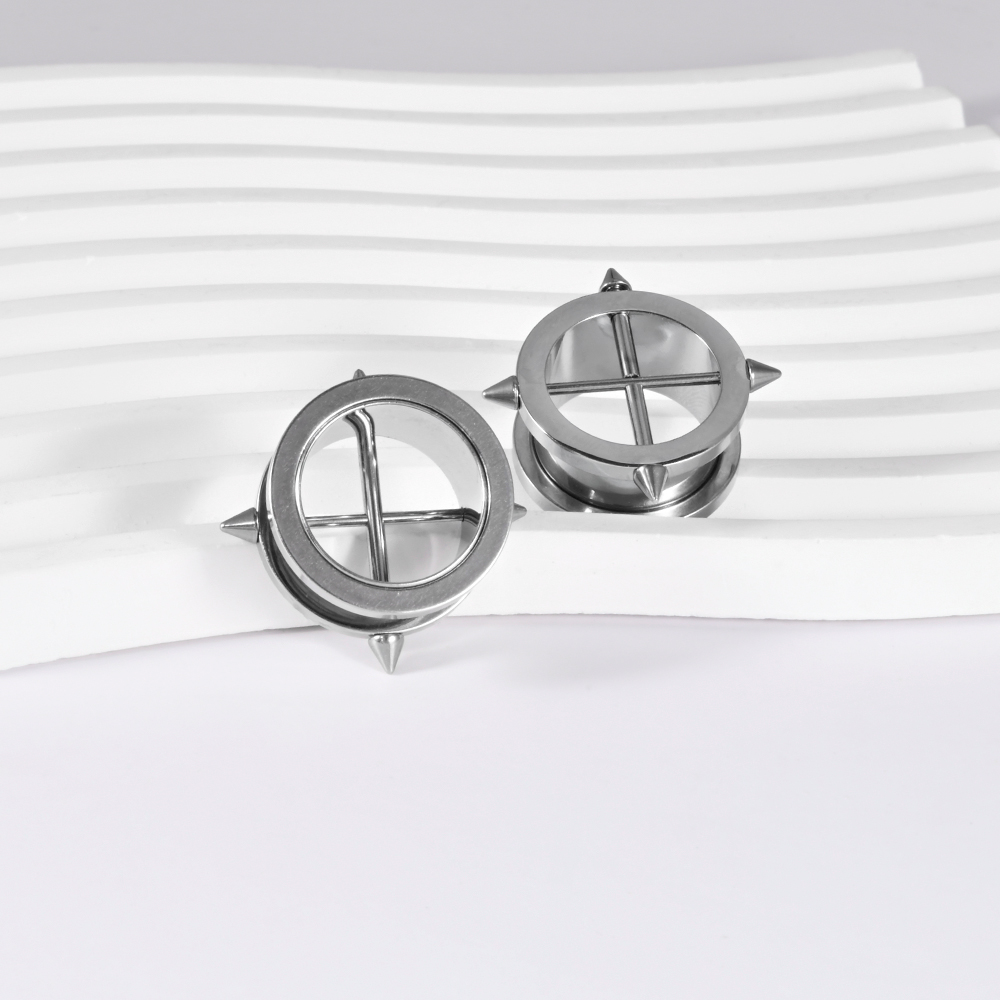 2pcs Tone Cross Arrow Spike 31 - огляд і ціна Body Jewellery
