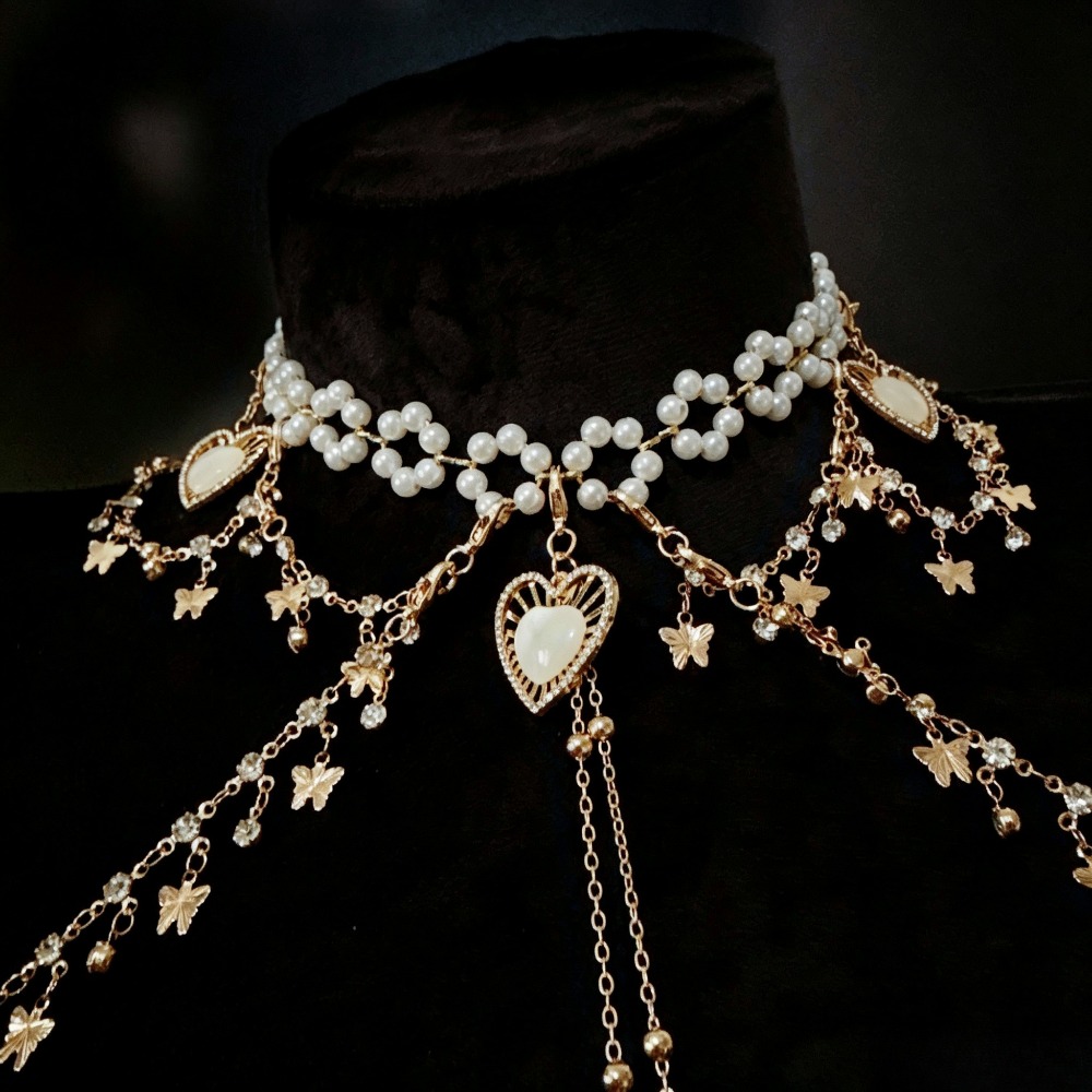 Pearl Choker Body Chain Rhines - огляд і ціна Body Jewelry Nipple Chain