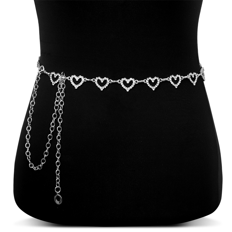 Fashion Rhinestone Heart Waist - огляд і ціна Body Jewelry Dress