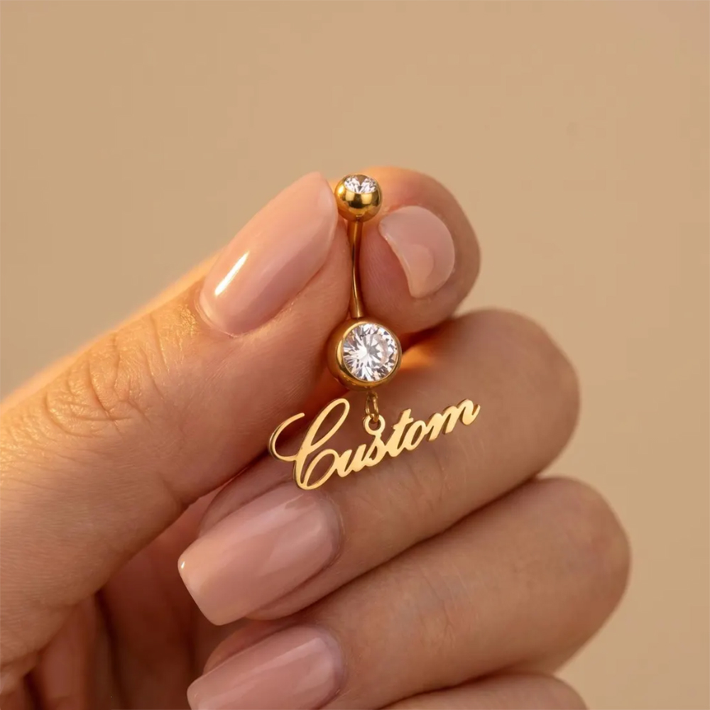 Personalized Zircon Customized - огляд і ціна Body Jewelry Names