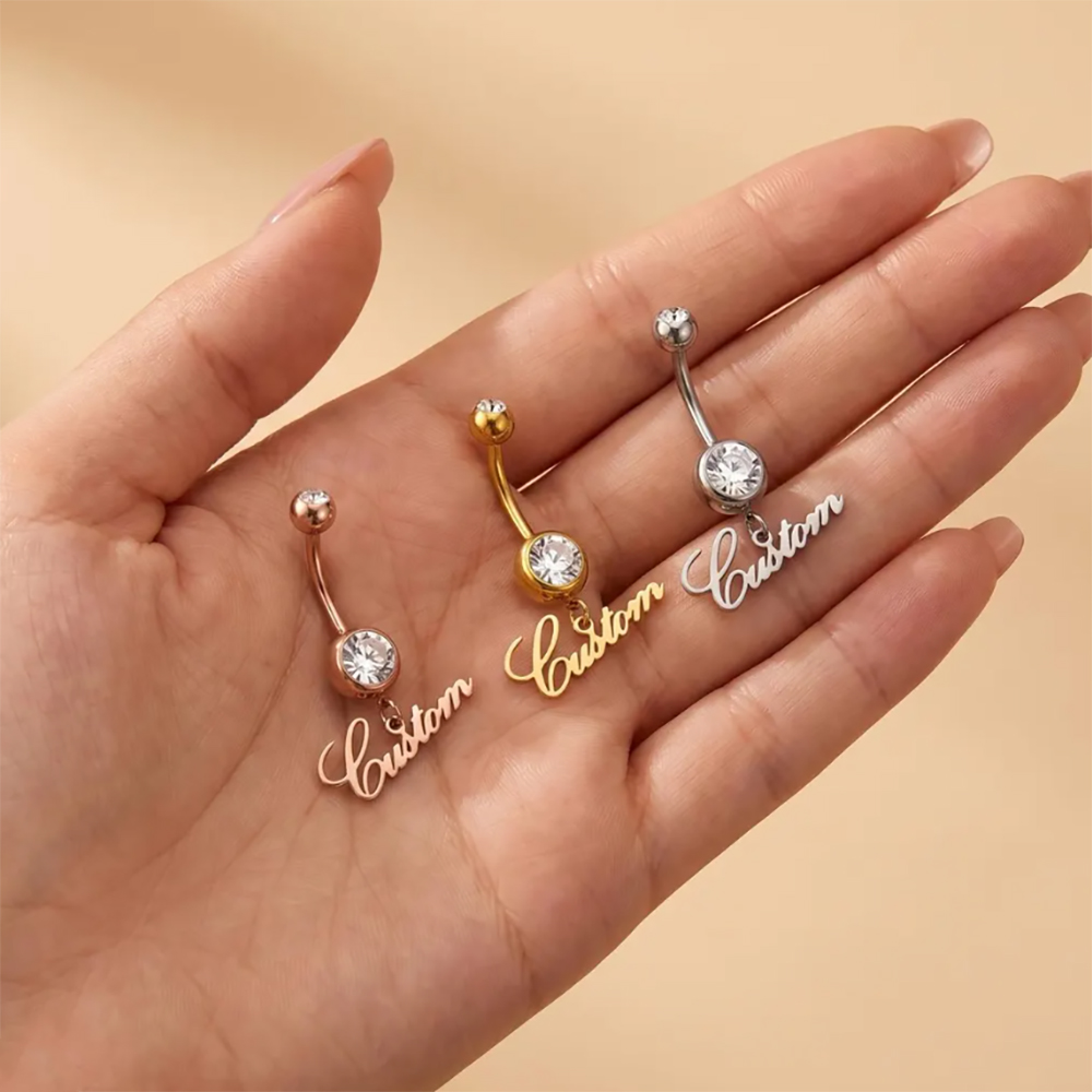 Personalized Zircon Customized - огляд і ціна Body Jewelry Names