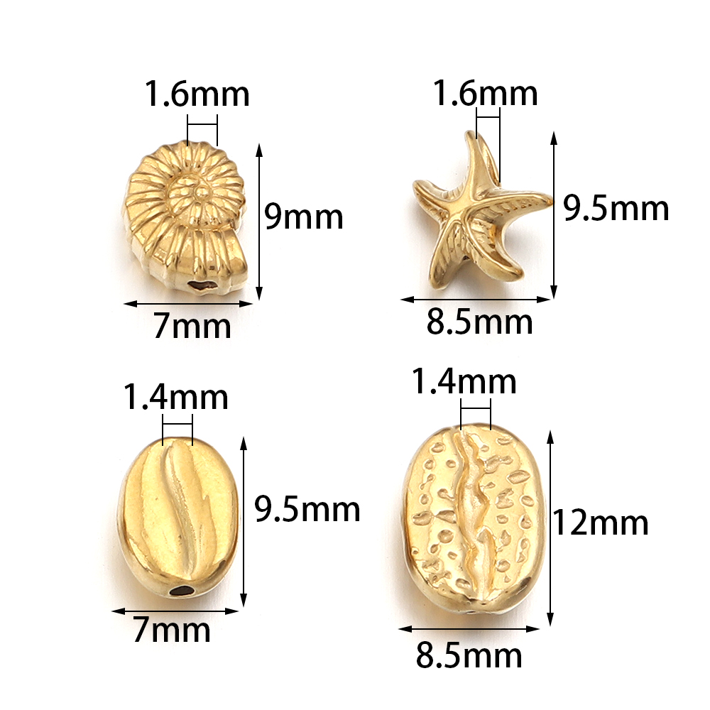 5pcs Stainless Steel Ocean Ani - огляд і ціна Body Jewelry Beach