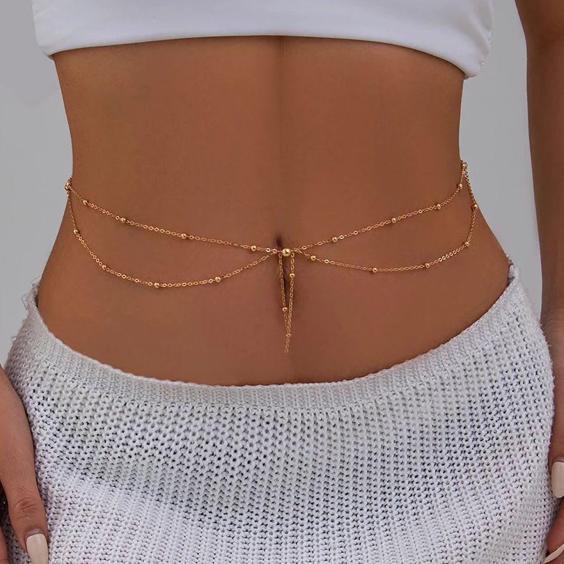 KunJoe Multilayer Gold Color T - огляд і ціна Body Jewelry Dress