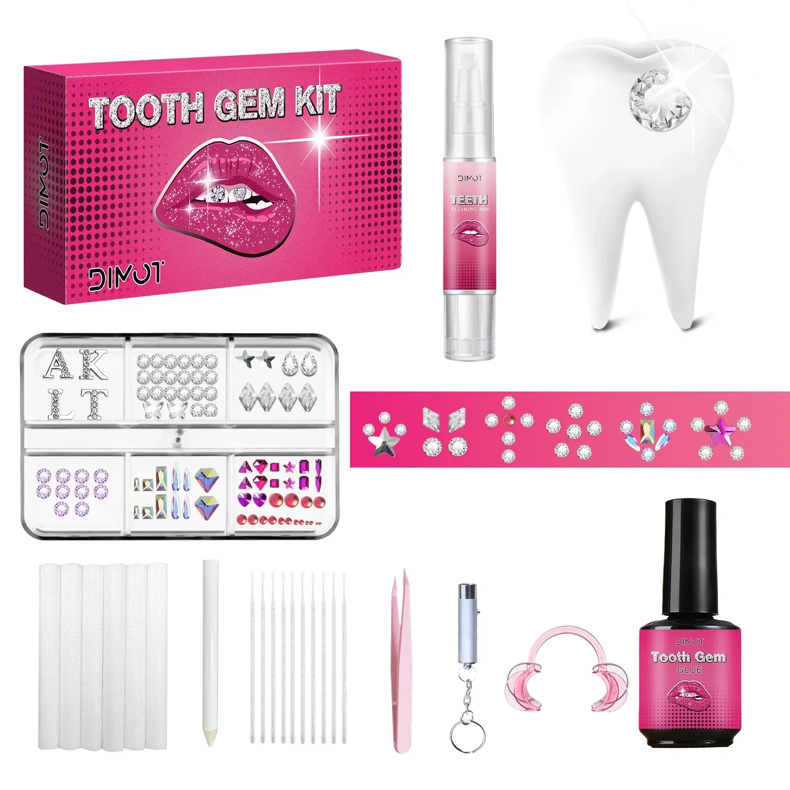 DIY Tooth Gem Kit with Crystal - огляд і ціна Body Jewellery