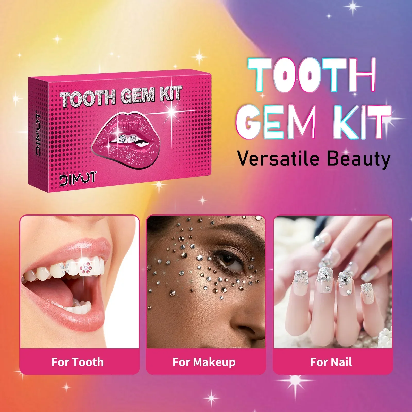 DIY Tooth Gem Kit with Crystal - огляд і ціна Body Jewellery