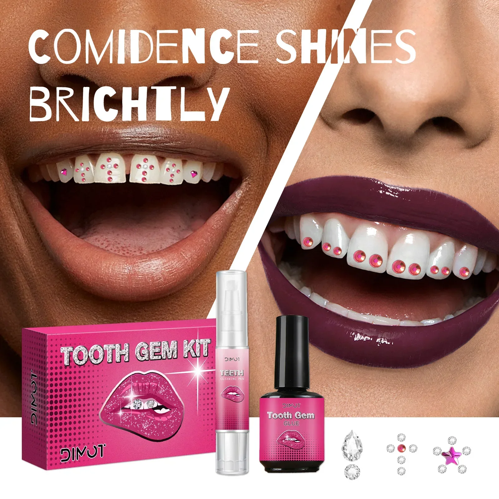 DIY Tooth Gem Kit with Crystal - огляд і ціна Body Jewellery