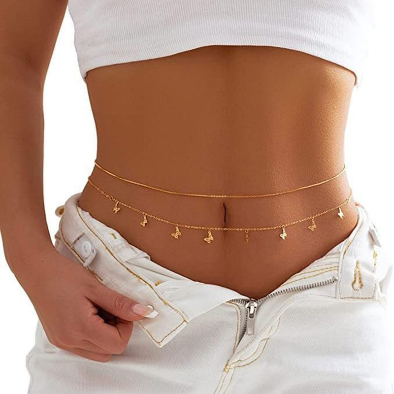 Fashion Simple Double Layer Be - огляд і ціна Body Jewellery
