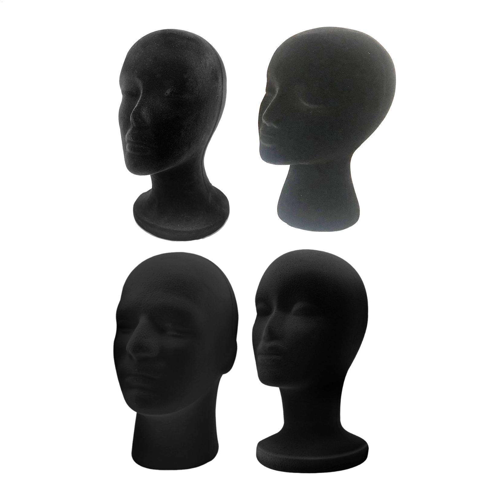 Black Mannequin Head Foam Velv - огляд і ціна Body Jewelry Display Ideas