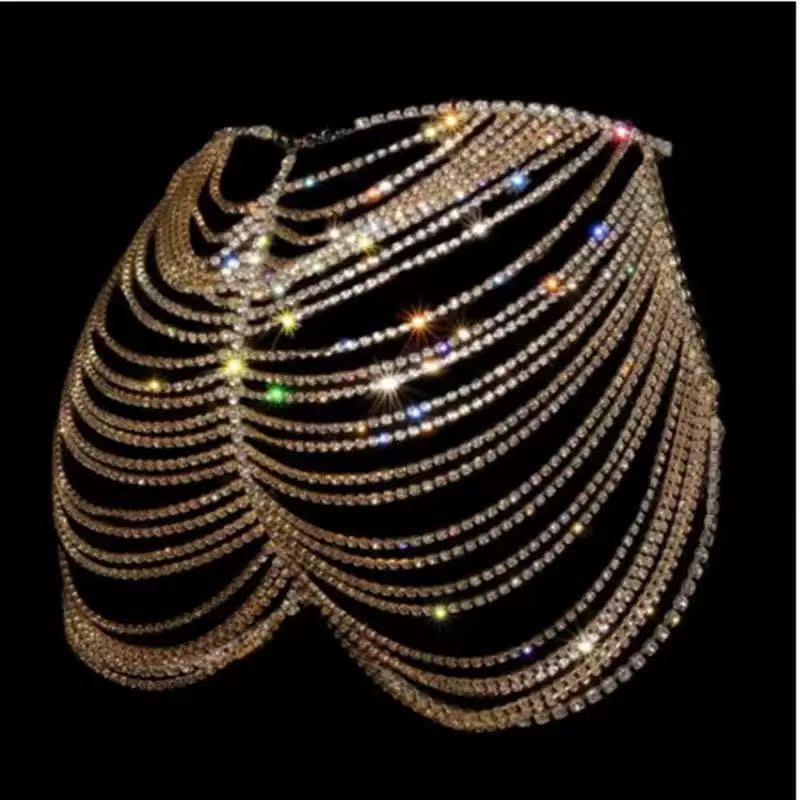 1pcSexy Fashionable Rhinestone - огляд і ціна Body Jewelry Dress