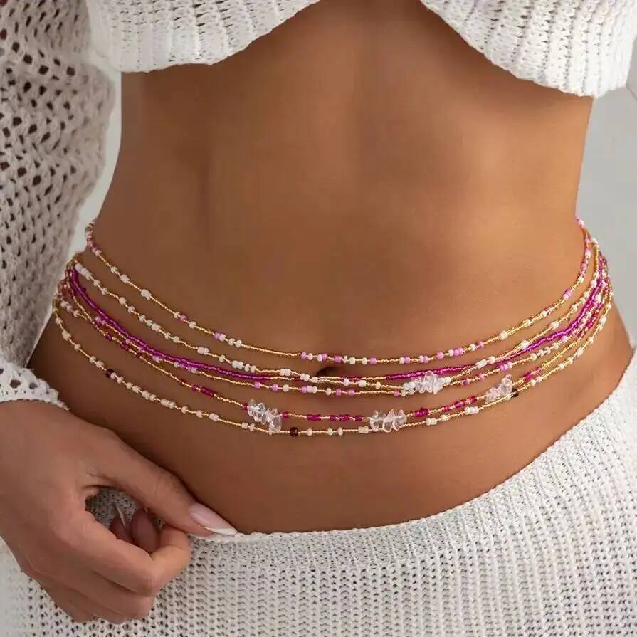 SHIXIN 6Pcs/Set Boho Colorful  - огляд і ціна Body Jewelry Beach